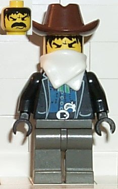 LEGO Minifigure-Bandit 4-Western / Cowboys-WW011-Creative Brick Builders